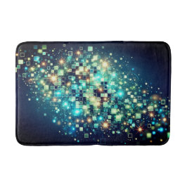 Alfombrilla De Baño Radiant Pixel Bokeh