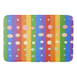 ALFOMBRILLA DE BAÑO RAINBOW DOT STRIPES
