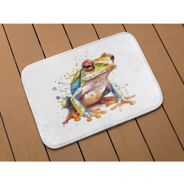 Alfombrilla De Baño Rana de árbol de Azure dorado (Subido por el creador)