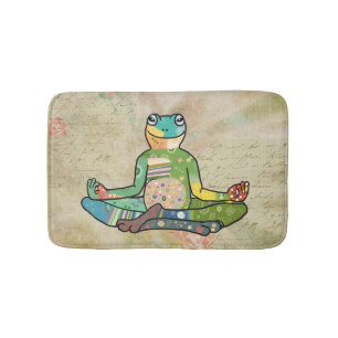 Alfombrilla De Baño Rana de yoga