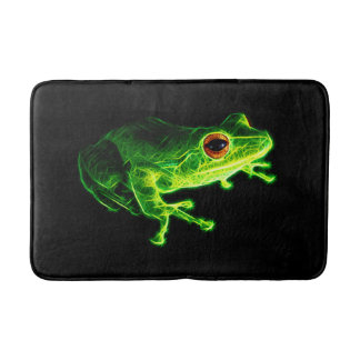 Alfombrilla De Baño Rana verde