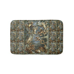 Alfombrilla De Baño Ranas y sapos vintage Batrachia por Ernst Haeckel