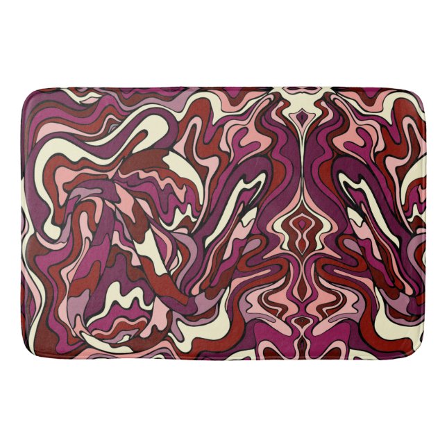 Alfombrilla De Baño Raspberry Ripple (Anverso)