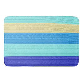 Alfombrilla De Baño Rayas azules Pinceles