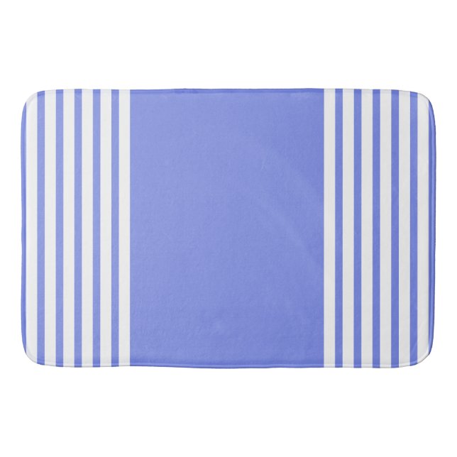 Alfombrilla De Baño Rayas Blancas (Anverso)