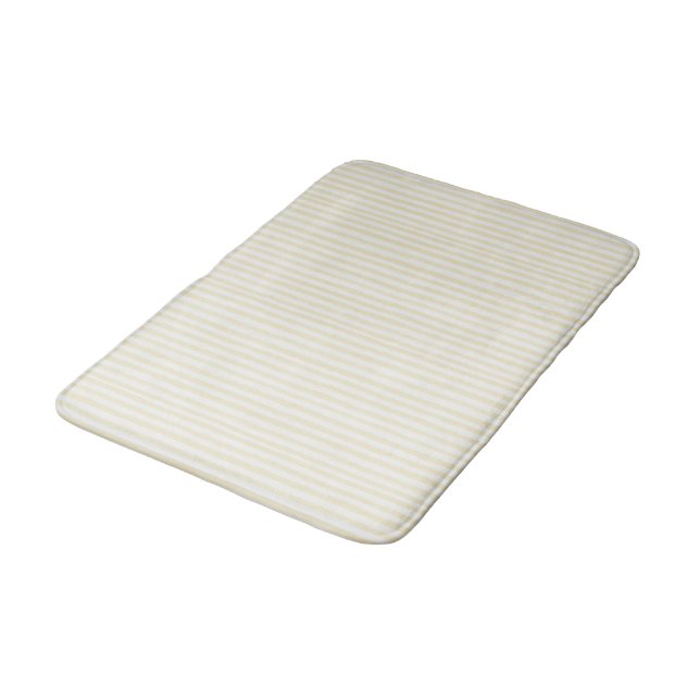 Alfombrilla De Baño Rayas Blancas Amarillas (Angular)