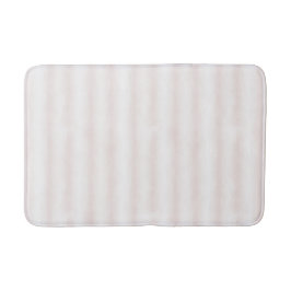 Alfombrilla De Baño Rayas Blancas Rosa Claro