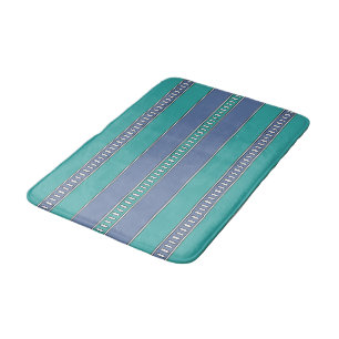 Alfombrilla De Baño Rayas de Brisa del Océano