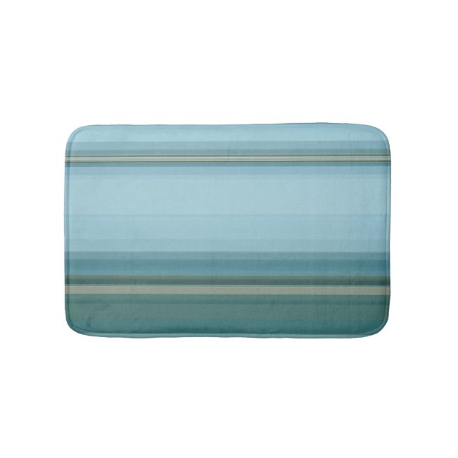 Alfombrilla De Baño Rayas de color sumiso (Anverso)