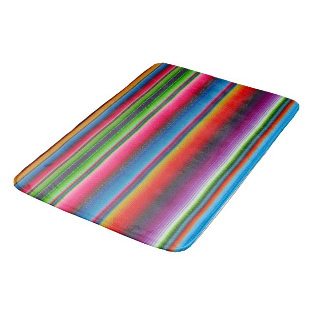 Alfombrilla De Baño Rayas de colores (Angular)