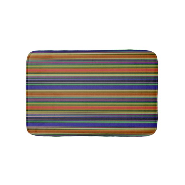 Alfombrilla De Baño Rayas de Playa (Anverso)