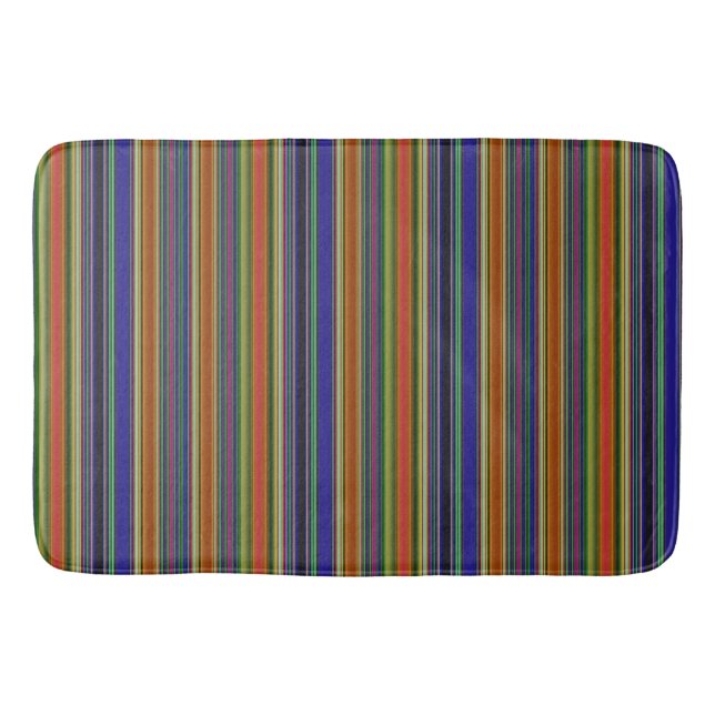 Alfombrilla De Baño Rayas de Playa (Anverso)