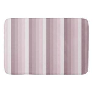 Alfombrilla De Baño rayas de sombra de cuarzo Rosa