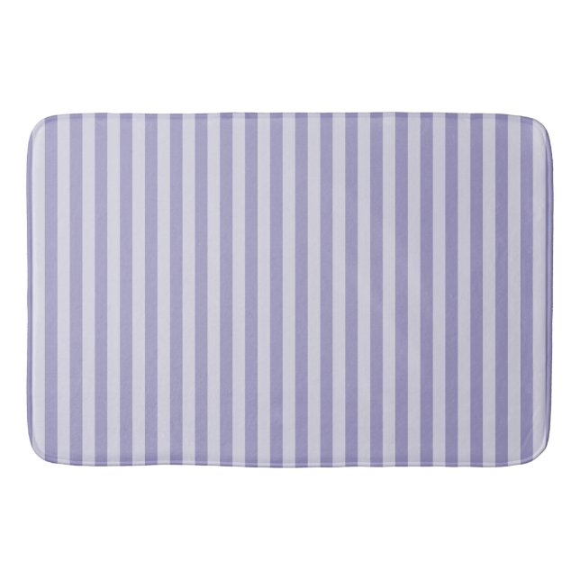 Alfombrilla De Baño Rayas Moradas (Anverso)