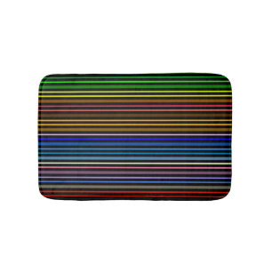 Alfombrilla De Baño Rayas Multicolor