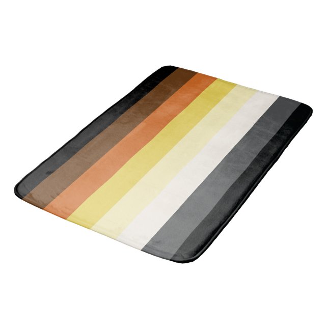 Alfombrilla De Baño Rayas Orgullo de Oso (Angular)