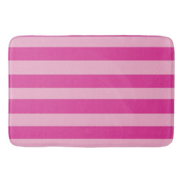 Alfombrilla De Baño Rayas rosadas