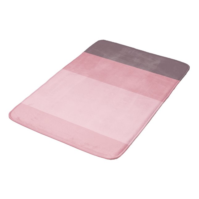 Alfombrilla De Baño Rayas rosadas y violetas (Angular)
