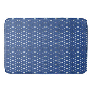 Alfombrilla De Baño Rayo azul claro cruzado