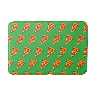 Alfombrilla De Baño Rebanada de pizza de pepperoni con queso