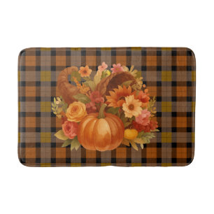 Alfombrilla De Baño Recolección de otoño Decorativa estacional