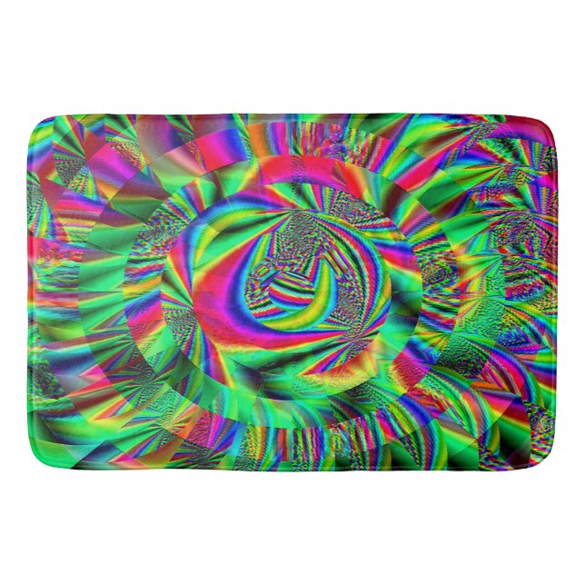 Alfombrilla De Baño Recuerdos psicodélicos (Anverso)