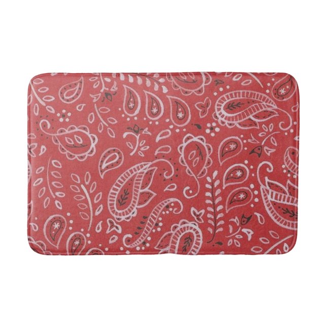 Alfombrilla De Baño Red Hanky Bath Mat (Anverso)