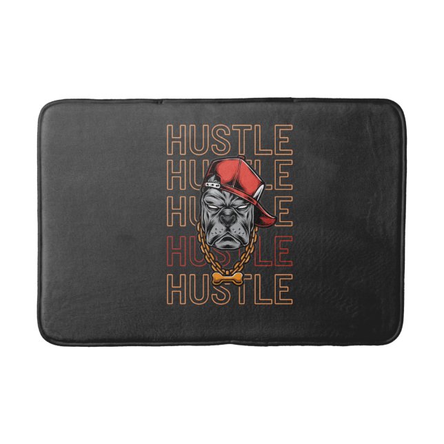 Alfombrilla De Baño  Red Hat Mad Dog Hustle  (Anverso)