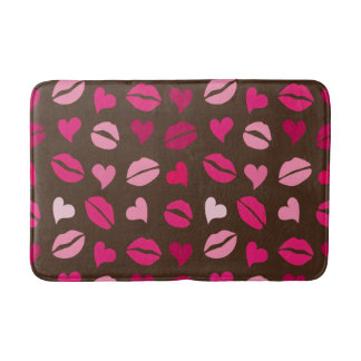 Alfombrilla De Baño Regalo de corazón rojo elegante para el día de San