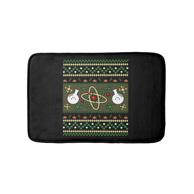 Alfombrilla De Baño Regalo de ingeniero científico de Navidades feos s (Anverso)