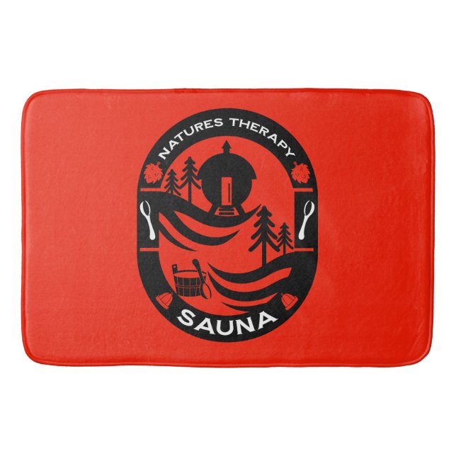 Alfombrilla De Baño regalo de la sauna de lujo (Anverso)