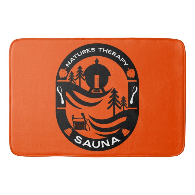 Alfombrilla De Baño regalo de la sauna de lujo (Anverso)