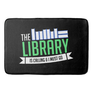 Alfombrilla De Baño Regalo de libros de bibliotecas bibliotecarias