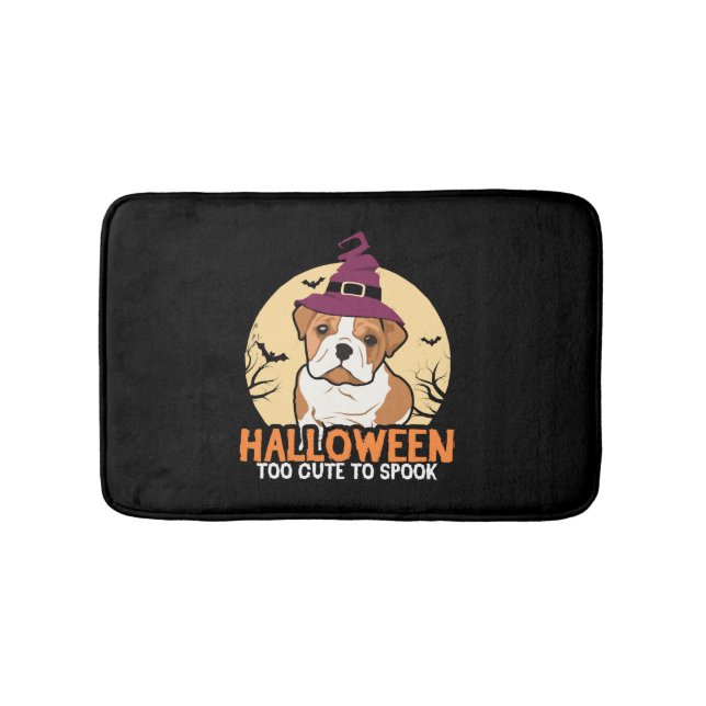 Alfombrilla De Baño Regalo de los disfraces de Halloween para perros d (Anverso)