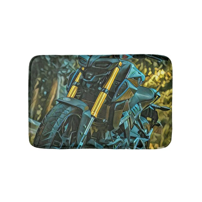 Alfombrilla De Baño Regalo de motocicleta (Anverso)