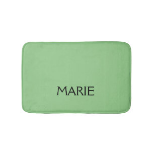 ALFOMBRILLA DE BAÑO REGALO DE TEXTO SIMPLE MINIMALISTA VERDE AÑADE TU