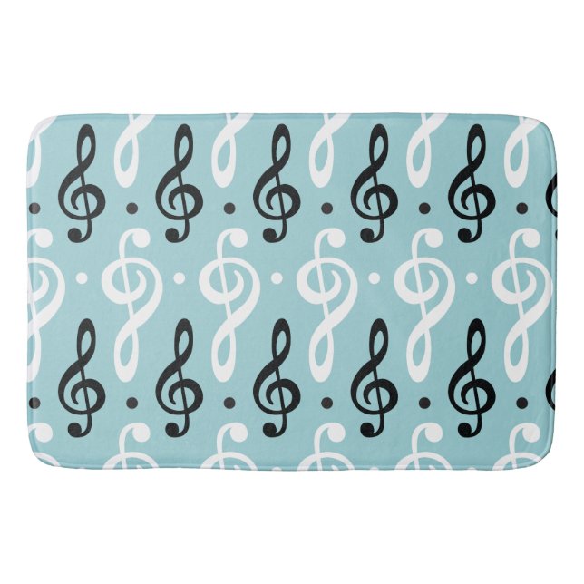 Alfombrilla De Baño Regalo musical de Treble Clef Music Lover Orchestr (Anverso)