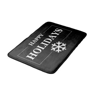 Alfombrilla De Baño Regalo personalizado de Navidad Felices Fiestas