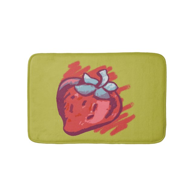 Alfombrilla De Baño Regalos de fresa (Anverso)