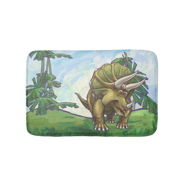 Alfombrilla De Baño Regalos y accesorios de Triceratops (Anverso)