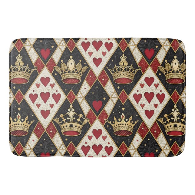 Alfombrilla De Baño Reina de Corazones (Anverso)