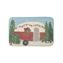 Remolque de camping de Navidad