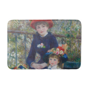 Alfombrilla De Baño Renoir Dos Hermanas Terraza Impresionismo Francés