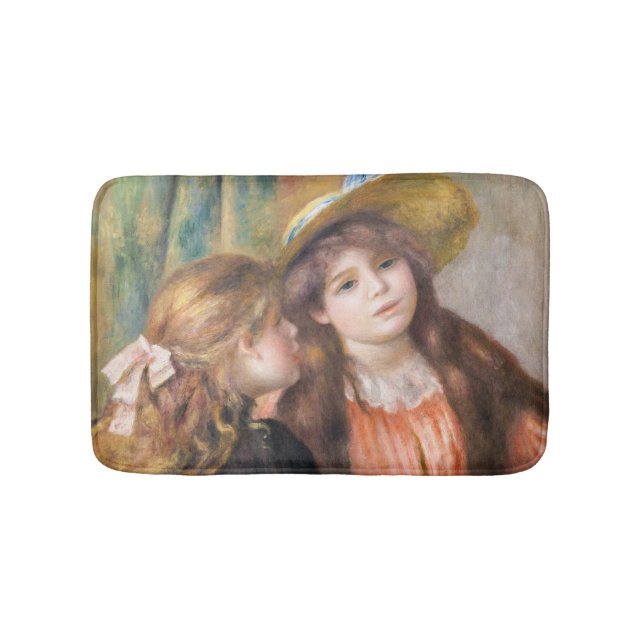 Alfombrilla De Baño Renoir - Retrato de dos niñas pequeñas (Anverso)