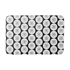 Alfombrilla De Baño Repeating Logo or Image Pattern Branding Bath Mat