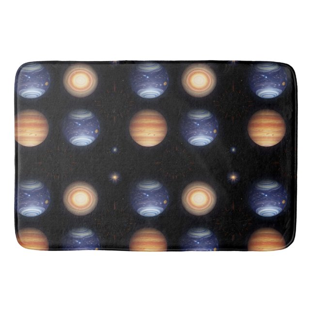 Alfombrilla De Baño Representación visualmente impresionante de planet (Anverso)