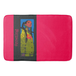 Alfombrilla De Baño #resting Vibes, Fuchsia,