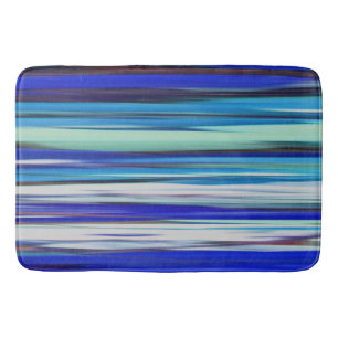Alfombrilla De Baño Resumen #2: Azul borroso