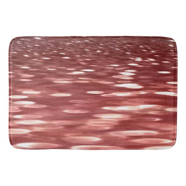 Alfombrilla De Baño Resumen #2: Desenfoque rojo (Anverso)