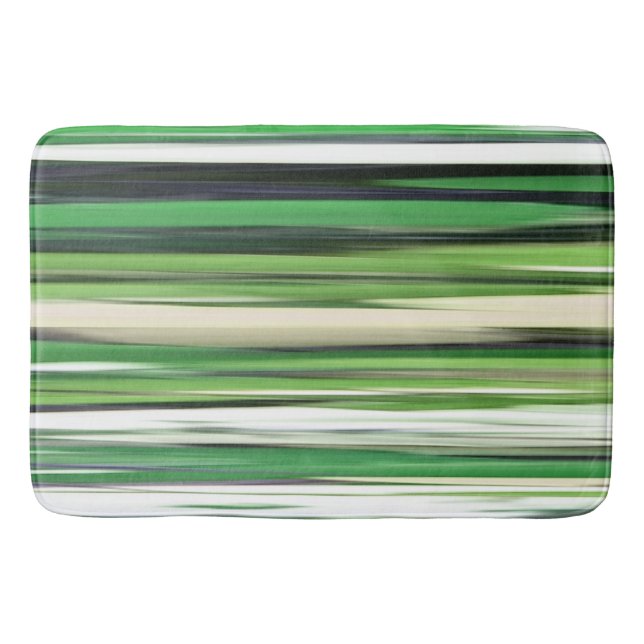Alfombrilla De Baño Resumen #2: Desenfoque verde (Anverso)